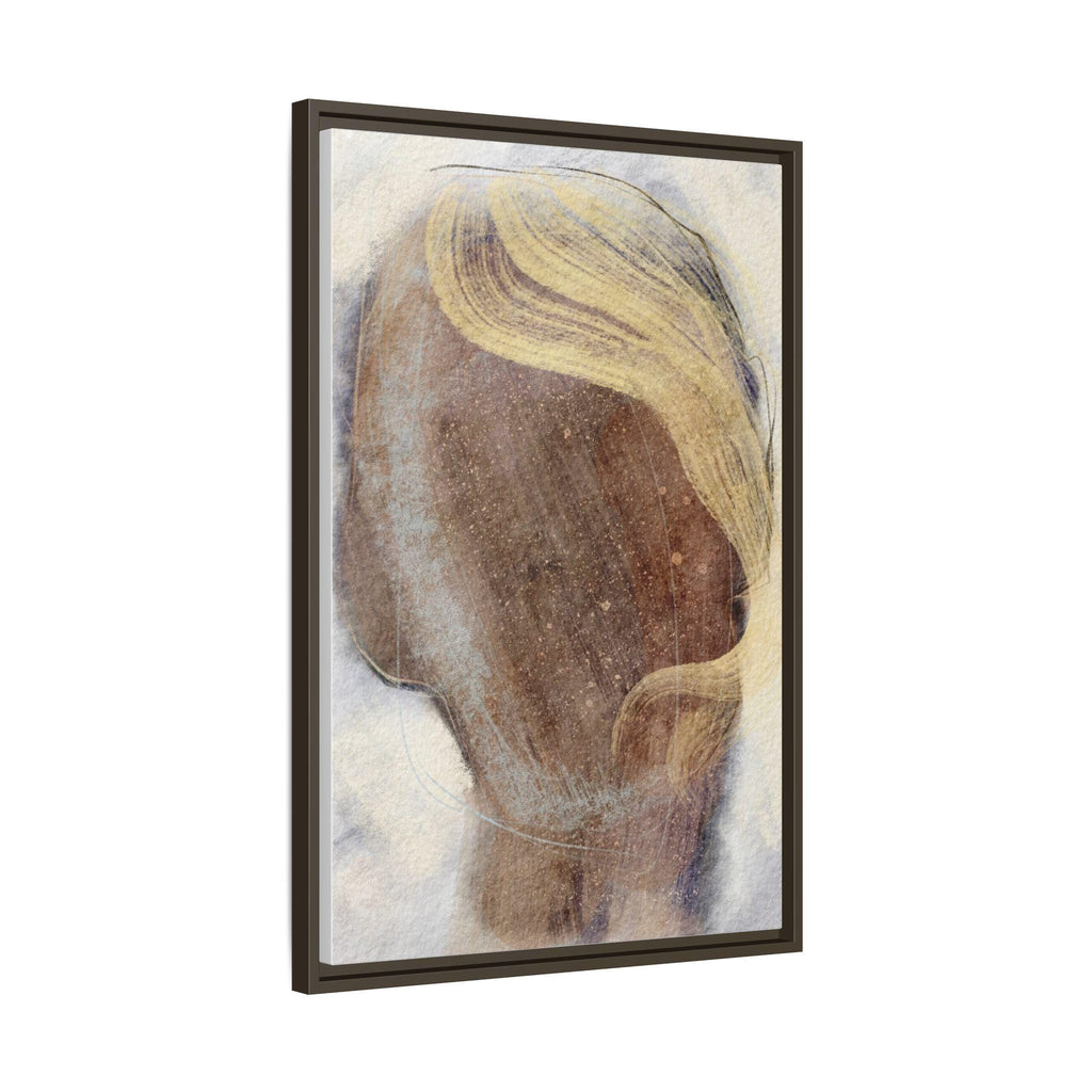 Hazy Dream I | Framed Matte Canvas Print | Abstract Portrait, Warm Tones | 16x20, 20x30